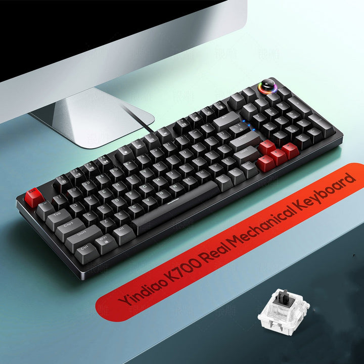Unleash Your Gaming Potential with the Luminous Mechanical Keyboard