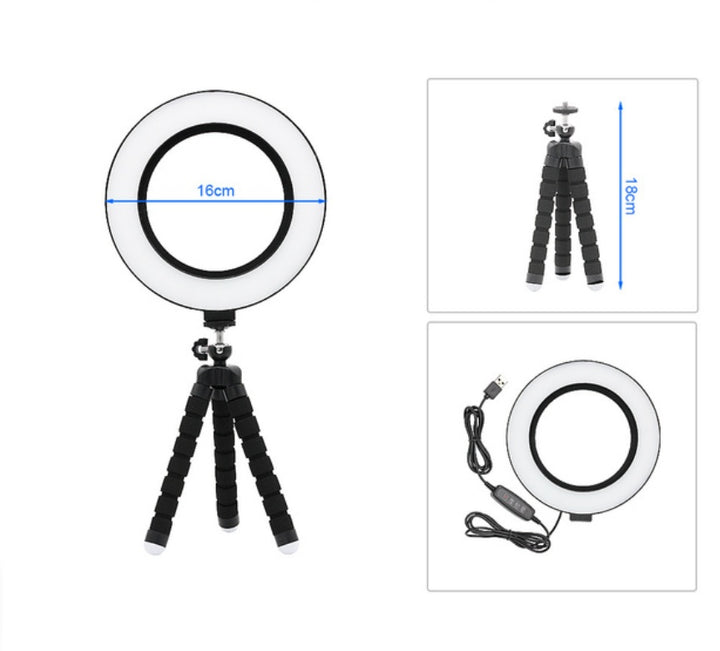 Fill Light Bracket LED Ring Light Octopus Tripod