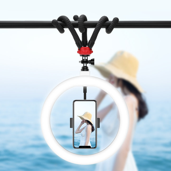 Desktop Tripod 10 Inch LED Net Red Ring Light