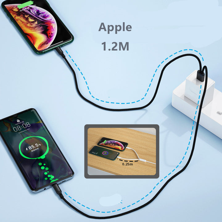 Two In One Data Cable Charging Cable